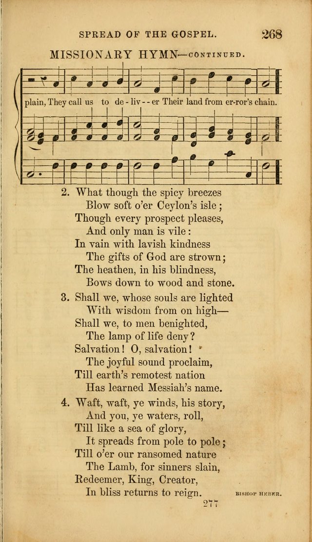 Sacred Songs for Family and Social Worship: comprising the most approved spiritual hymns with chaste and popular tunes ( New ed. rev. and enl.) page 279