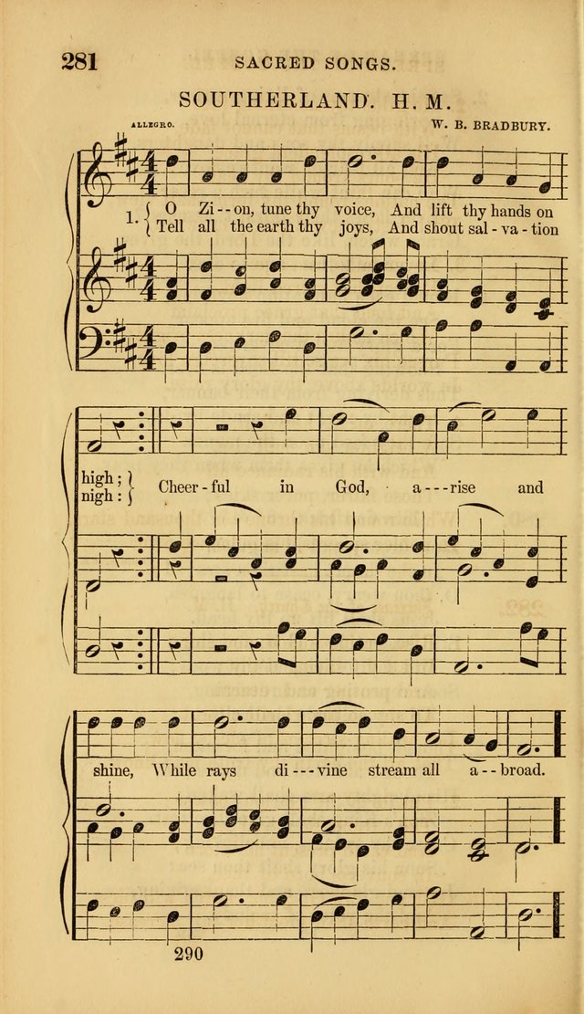 Sacred Songs for Family and Social Worship: comprising the most approved spiritual hymns with chaste and popular tunes ( New ed. rev. and enl.) page 292