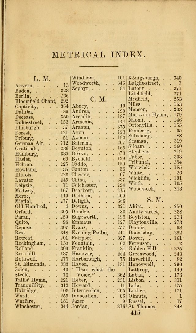 Sacred Songs for Family and Social Worship: comprising the most approved spiritual hymns with chaste and popular tunes ( New ed. rev. and enl.) page 417