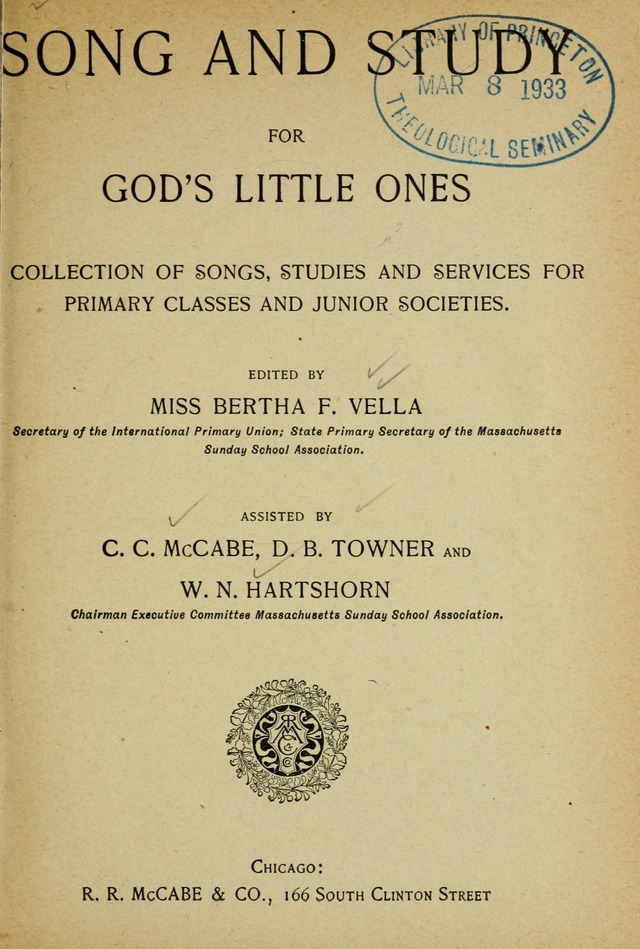 Song and Study for God