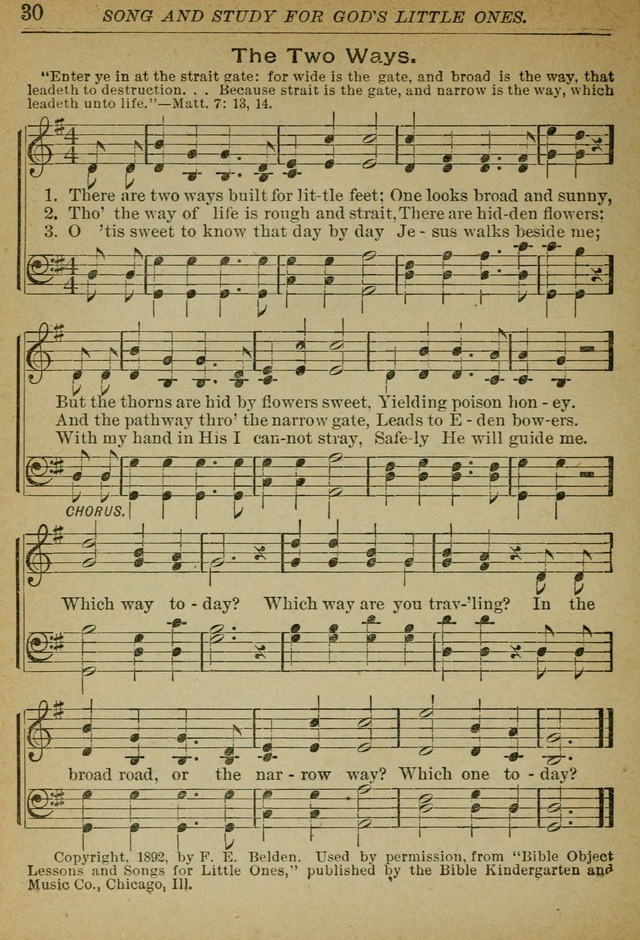 Song and Study for God