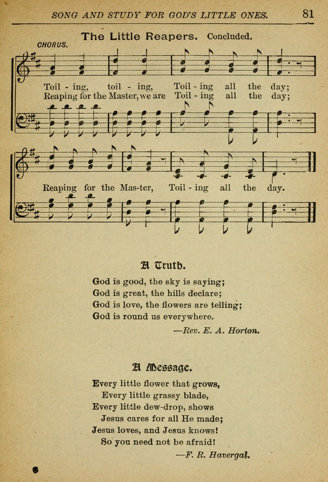 Song and Study for God