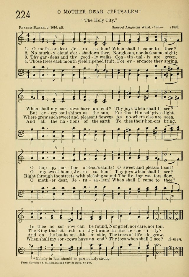 The Sunday School Hymnal: with offices of devotion page 237