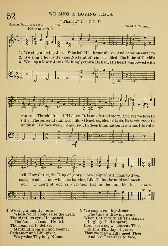 The Sunday School Hymnal: with offices of devotion page 76