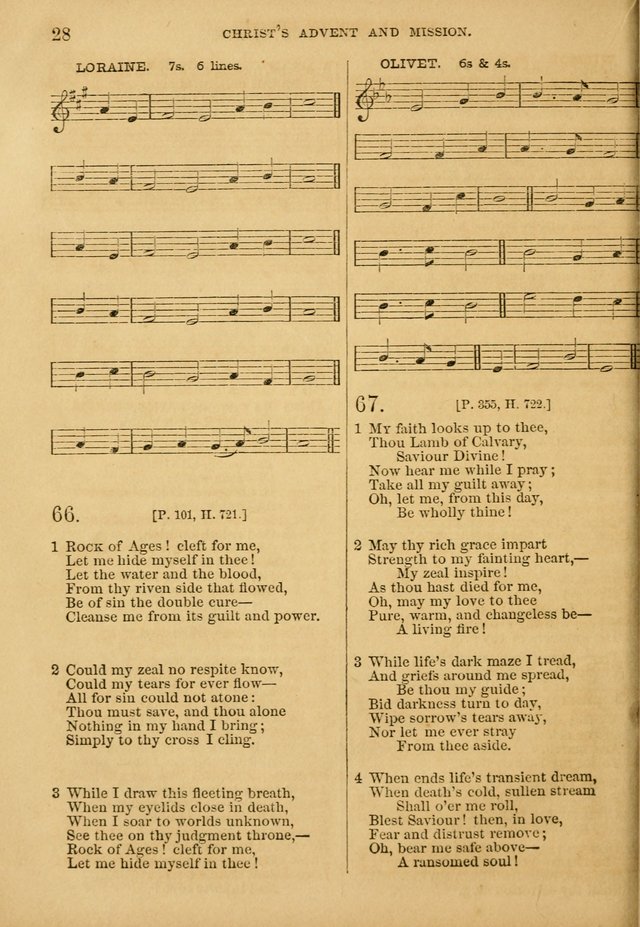 The Sabbath School Hymn and Tune Book: selected from the Sabbath hymn and tune book page 28