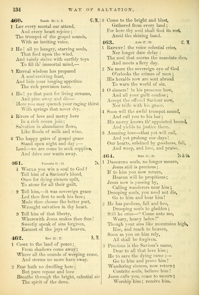 Songs for the Sanctuary: or hymns and tunes for Christian worship page 134