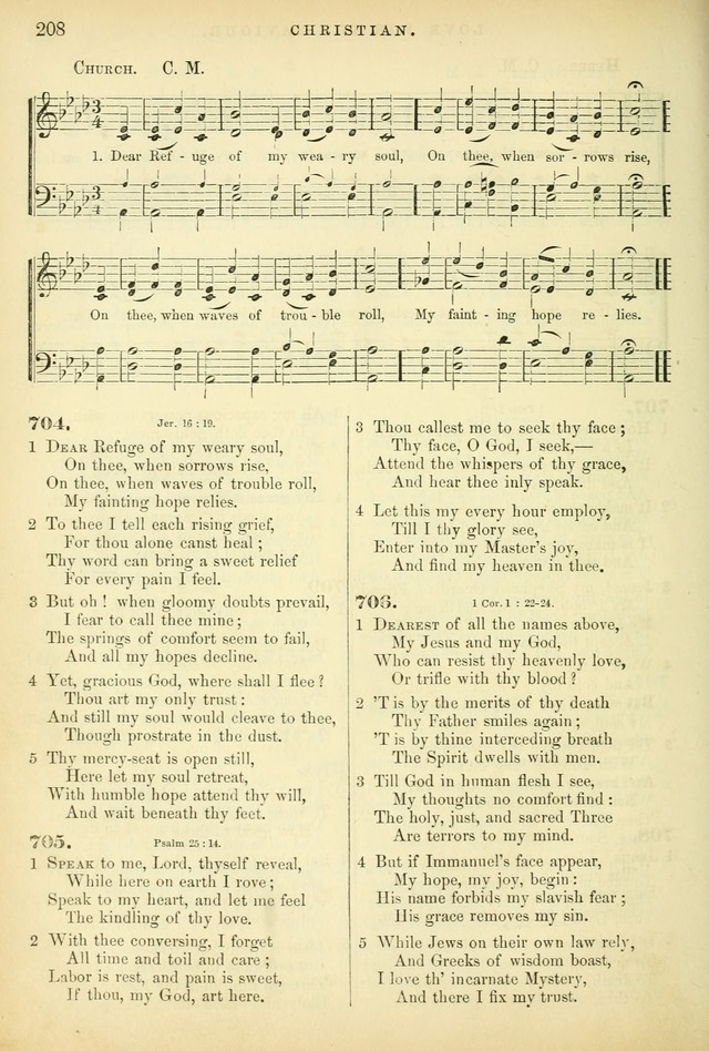 Songs for the Sanctuary: or hymns and tunes for Christian worship page 208