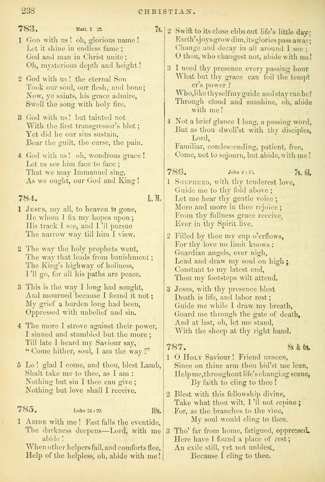 Songs for the Sanctuary: or hymns and tunes for Christian worship page 238