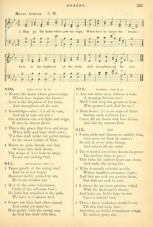 Songs for the Sanctuary: or hymns and tunes for Christian worship page 245