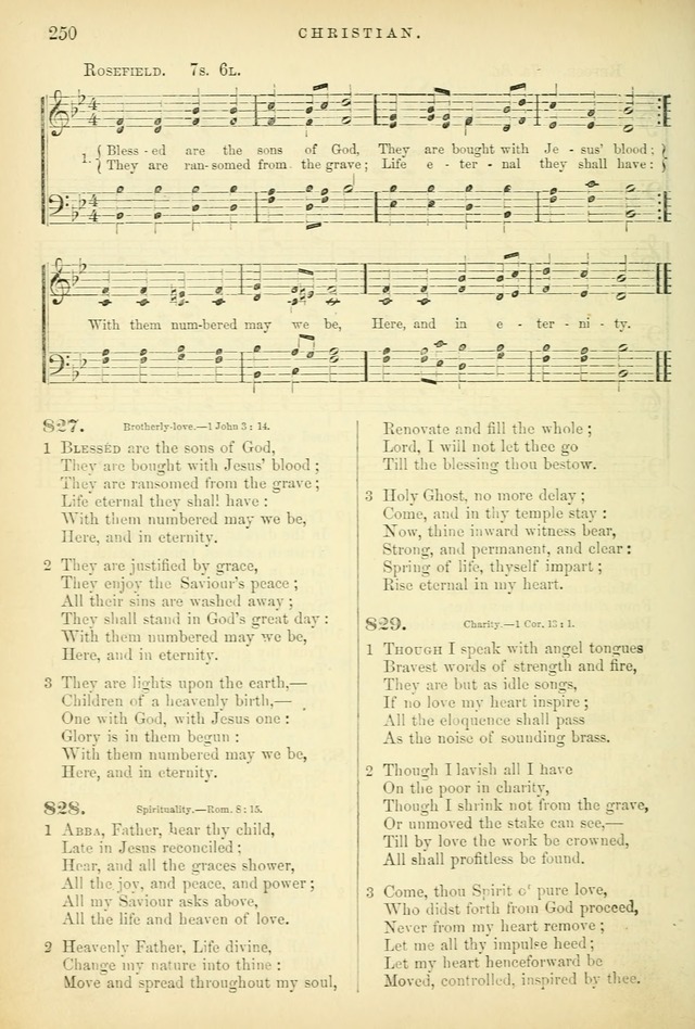 Songs for the Sanctuary: or hymns and tunes for Christian worship page 250