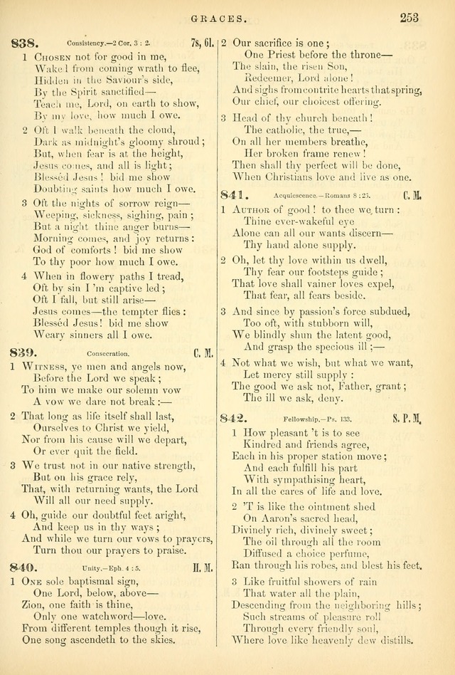 Songs for the Sanctuary: or hymns and tunes for Christian worship page 253