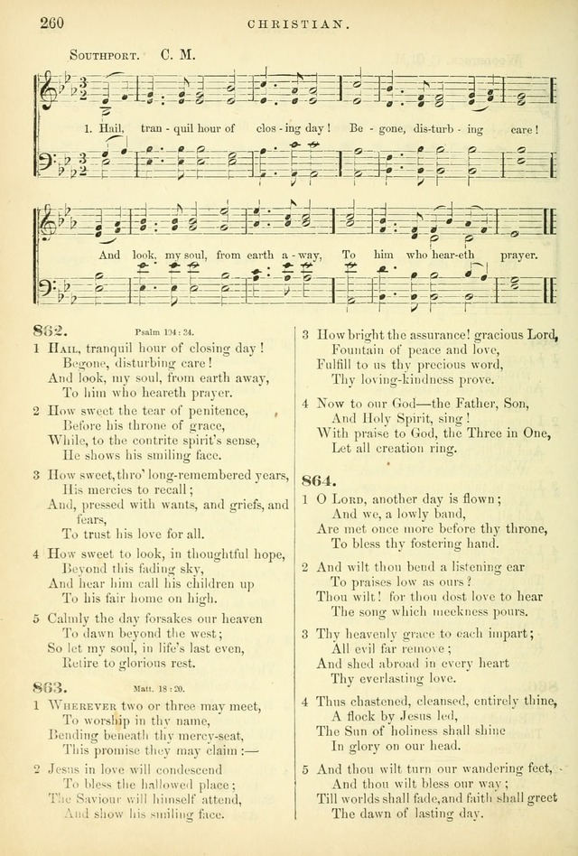Songs for the Sanctuary: or hymns and tunes for Christian worship page 260
