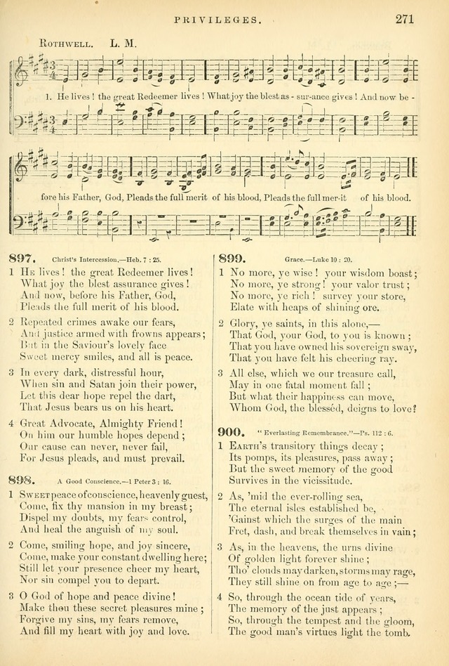 Songs for the Sanctuary: or hymns and tunes for Christian worship page 271