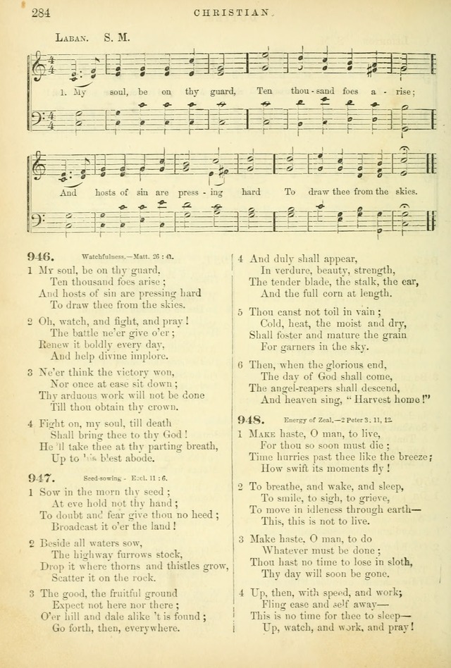 Songs for the Sanctuary: or hymns and tunes for Christian worship page 284