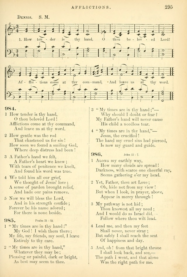 Songs for the Sanctuary: or hymns and tunes for Christian worship page 295