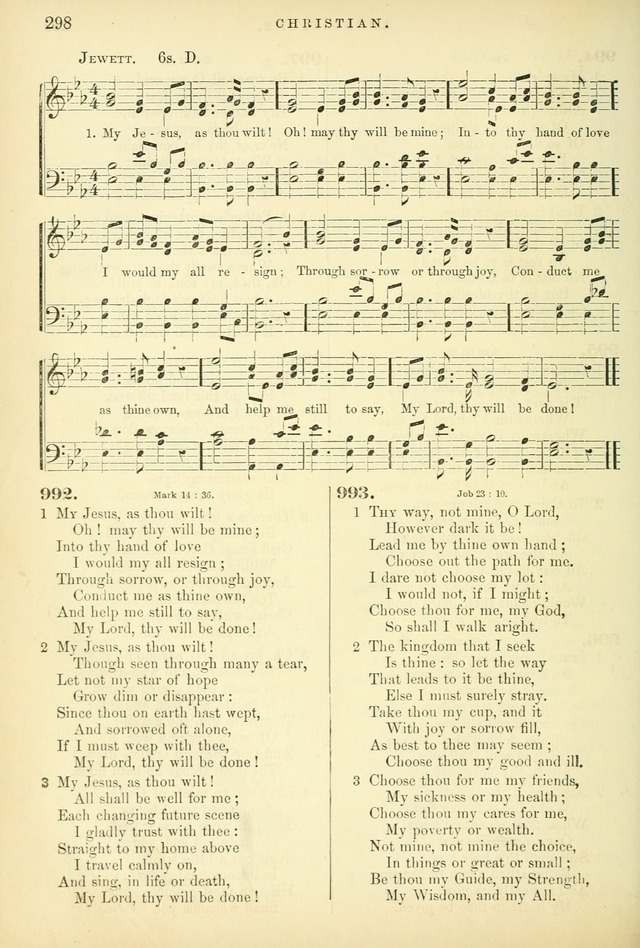 Songs for the Sanctuary: or hymns and tunes for Christian worship page 298