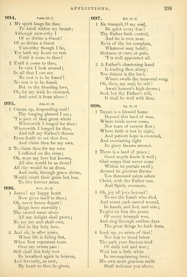Songs for the Sanctuary: or hymns and tunes for Christian worship page 299