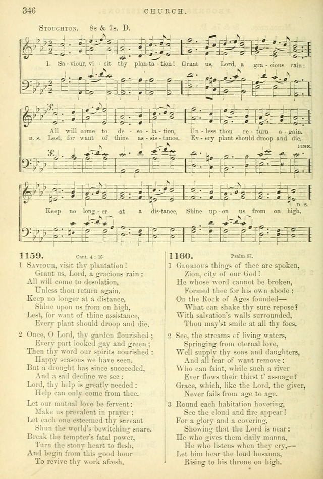 Songs for the Sanctuary: or hymns and tunes for Christian worship page 346