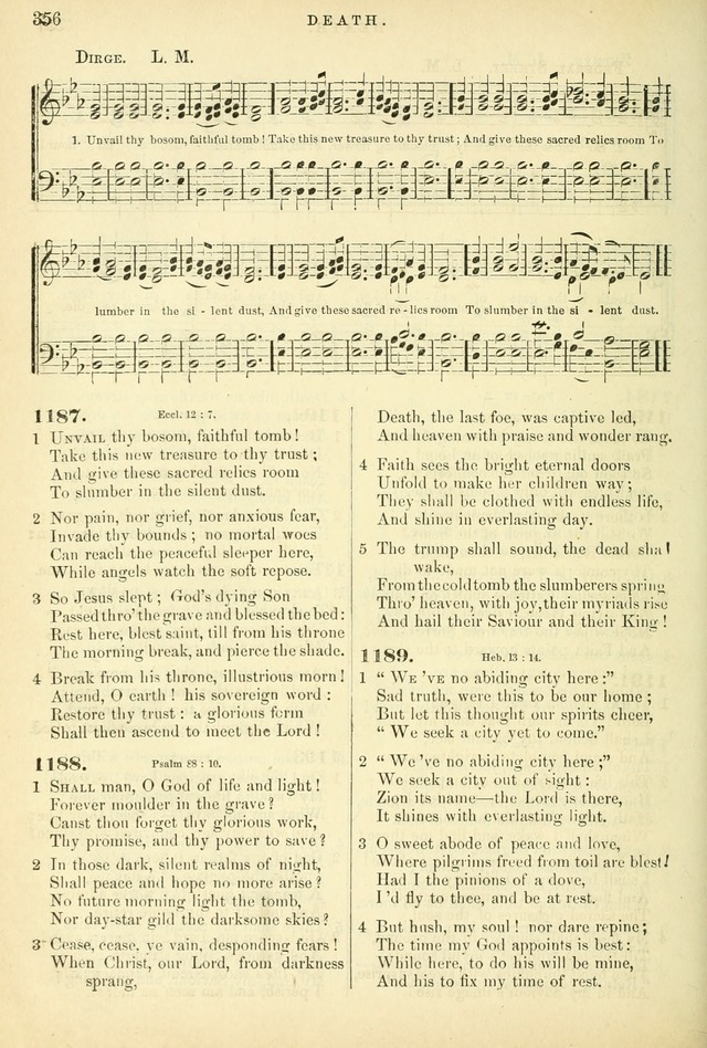 Songs for the Sanctuary: or hymns and tunes for Christian worship page 356