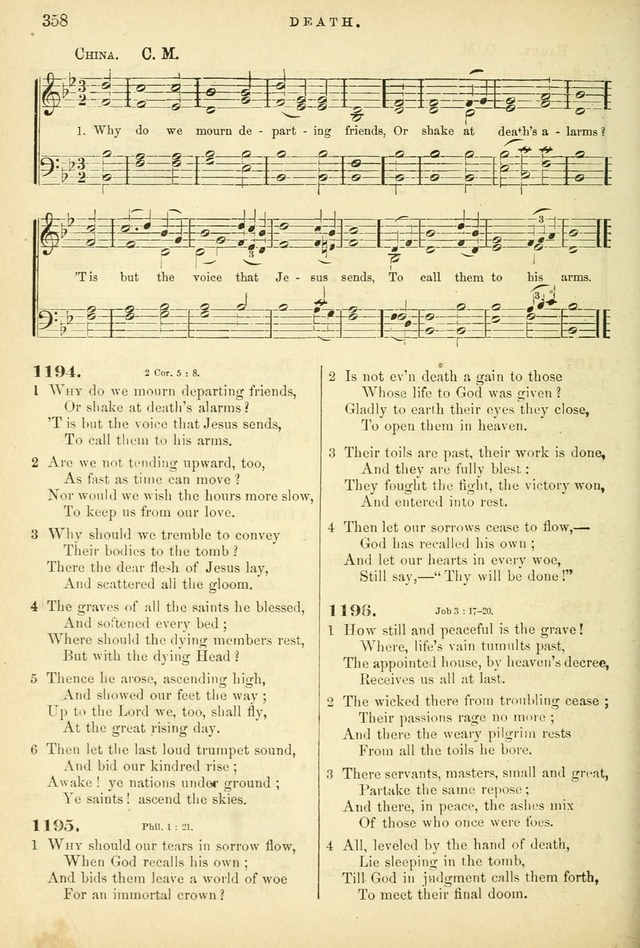 Songs for the Sanctuary: or hymns and tunes for Christian worship page 358