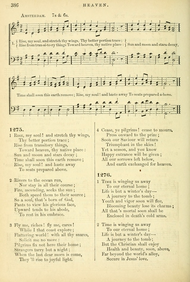 Songs for the Sanctuary: or hymns and tunes for Christian worship page 386