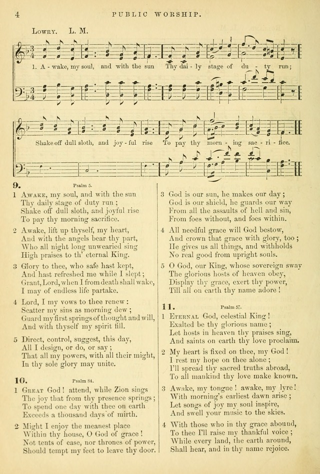 Songs for the Sanctuary: or hymns and tunes for Christian worship page 4