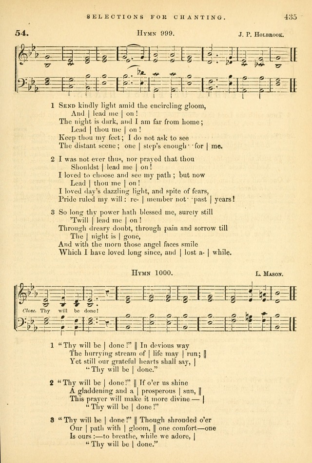 Songs for the Sanctuary: or hymns and tunes for Christian worship page 435