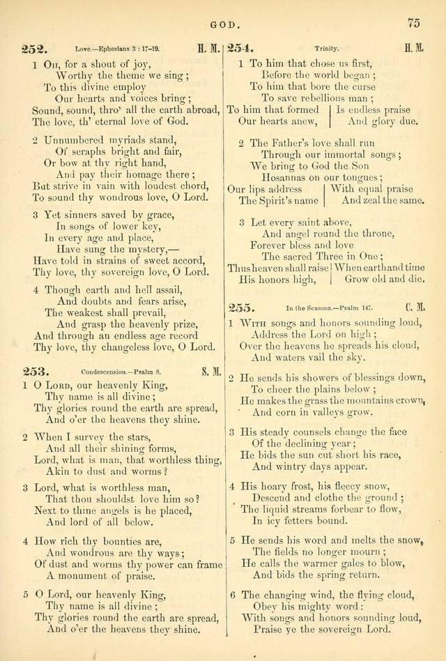 Songs for the Sanctuary: or hymns and tunes for Christian worship page 75