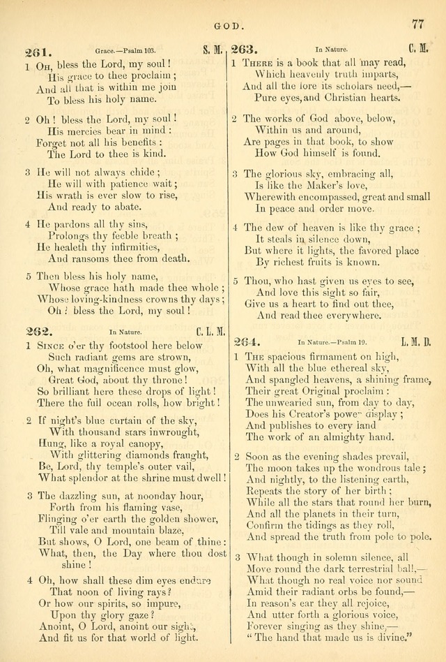 Songs for the Sanctuary: or hymns and tunes for Christian worship page 77