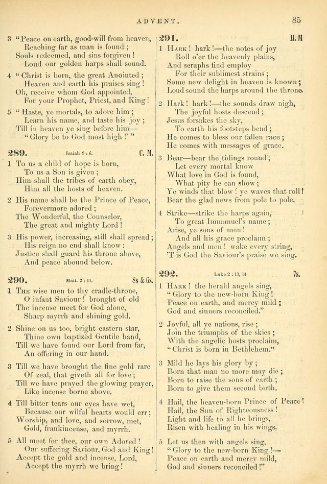Songs for the Sanctuary: or hymns and tunes for Christian worship page 85