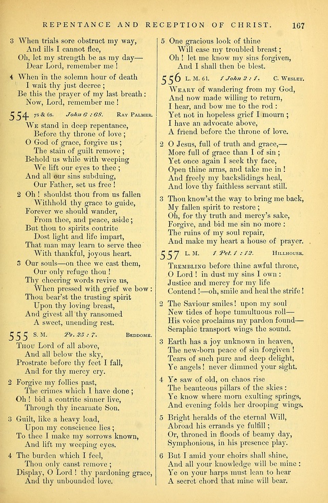 Songs for the Sanctuary: or hymns and tunes for Christian Worship page 168