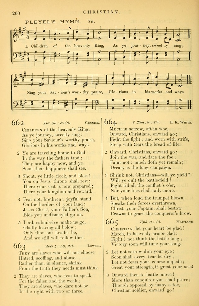 Songs for the Sanctuary: or hymns and tunes for Christian Worship page 201