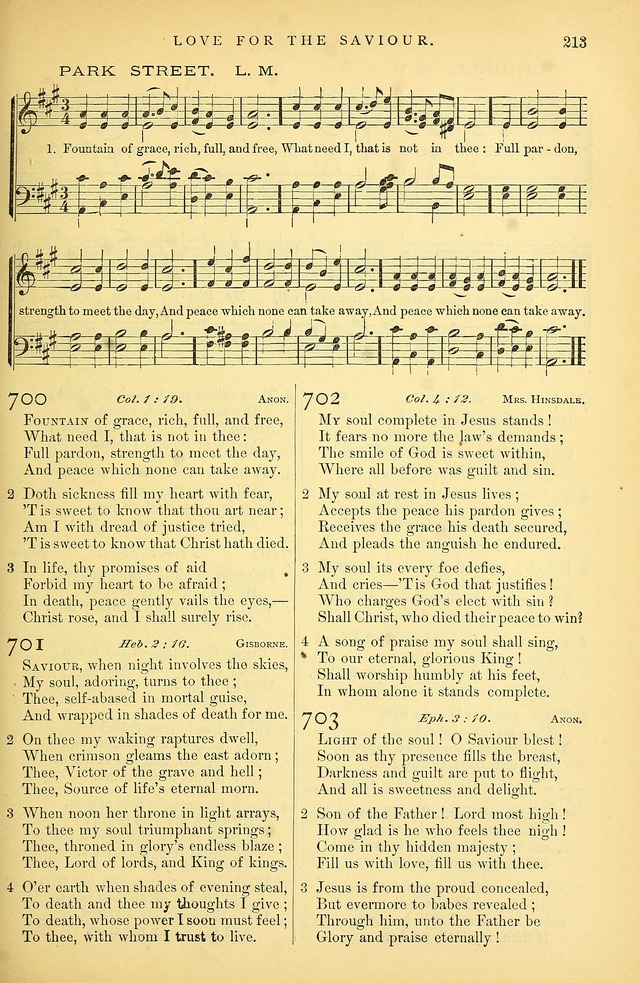 Songs for the Sanctuary: or hymns and tunes for Christian Worship page 214