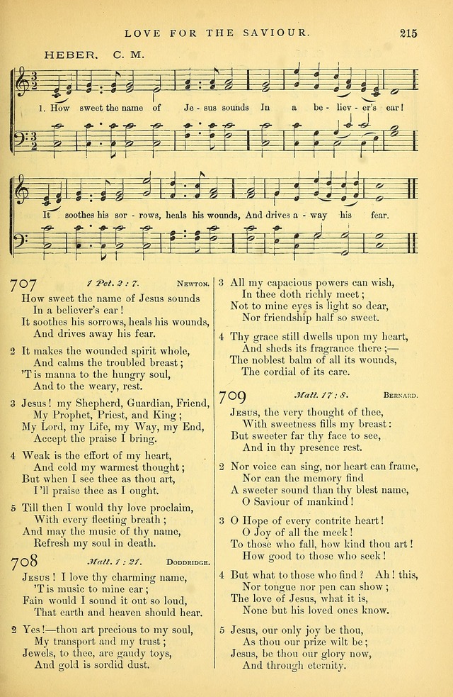 Songs for the Sanctuary: or hymns and tunes for Christian Worship page 216