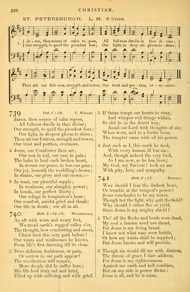 Songs for the Sanctuary: or hymns and tunes for Christian Worship page 227