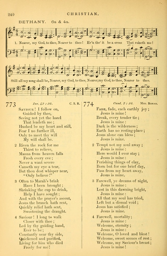 Songs for the Sanctuary: or hymns and tunes for Christian Worship page 241