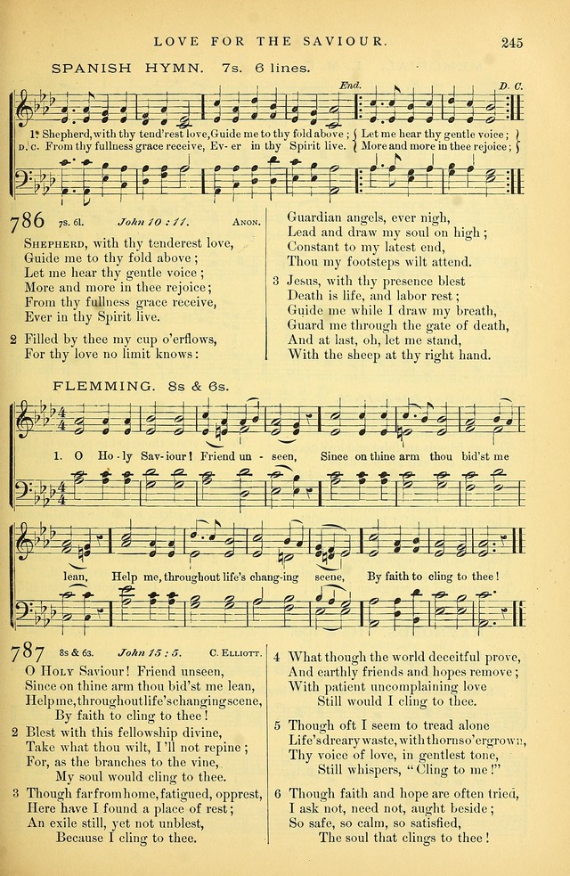 Songs for the Sanctuary: or hymns and tunes for Christian Worship page 246