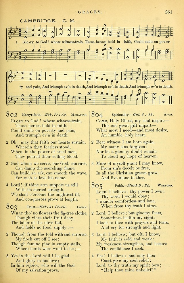 Songs for the Sanctuary: or hymns and tunes for Christian Worship page 252
