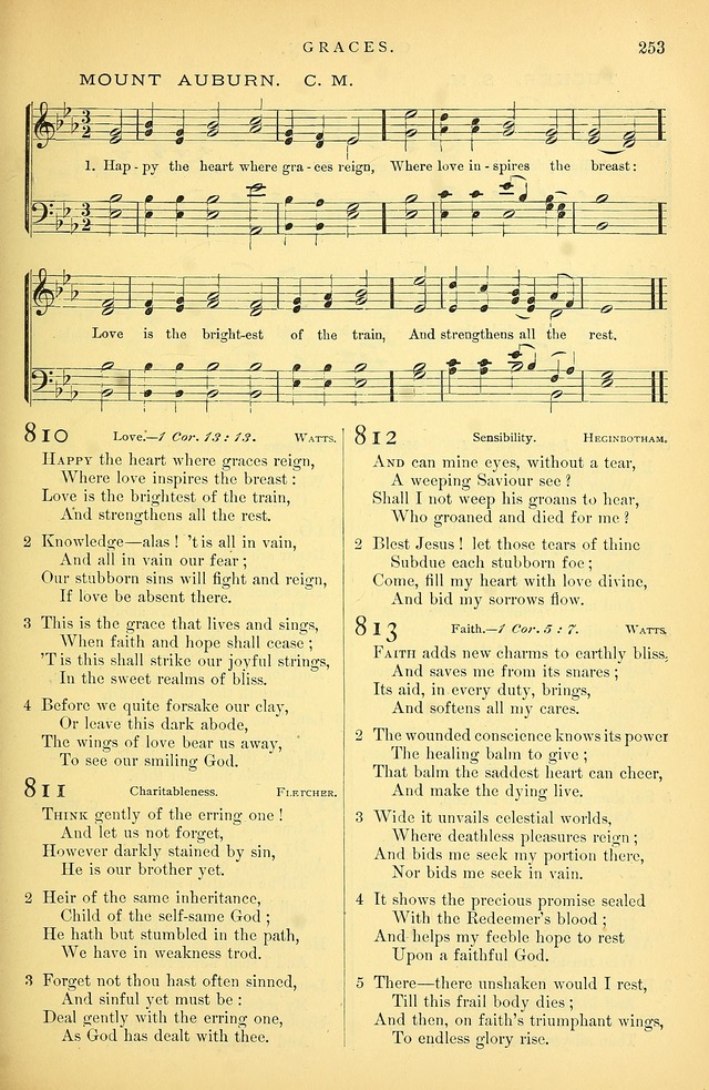 Songs for the Sanctuary: or hymns and tunes for Christian Worship page 254
