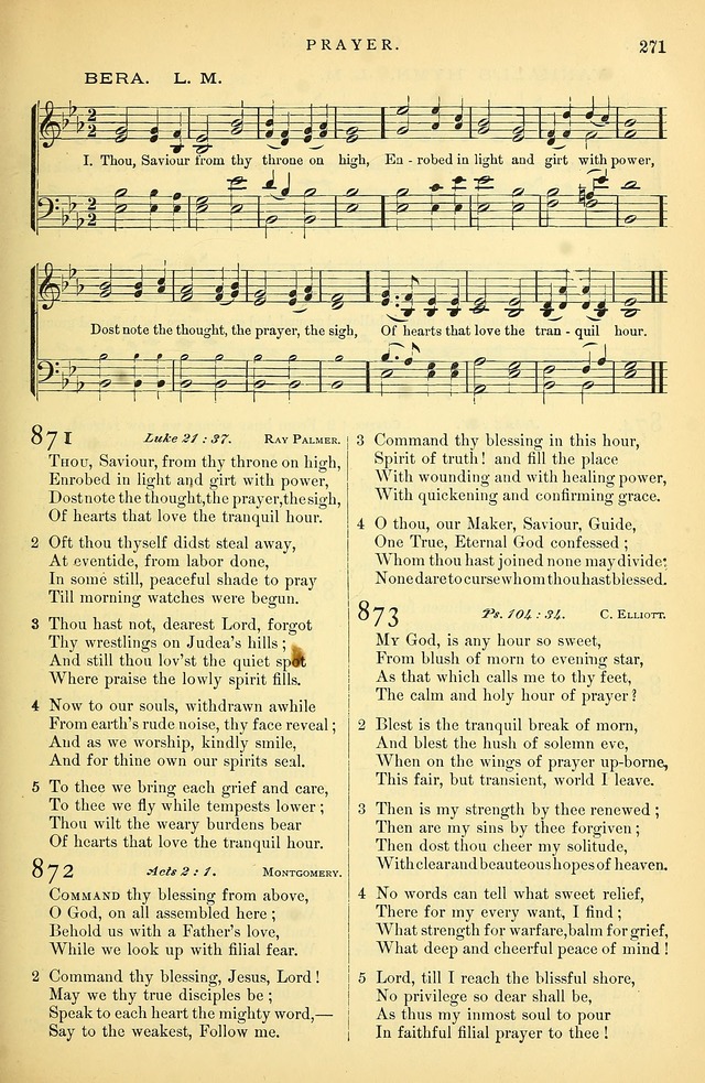Songs for the Sanctuary: or hymns and tunes for Christian Worship page 272