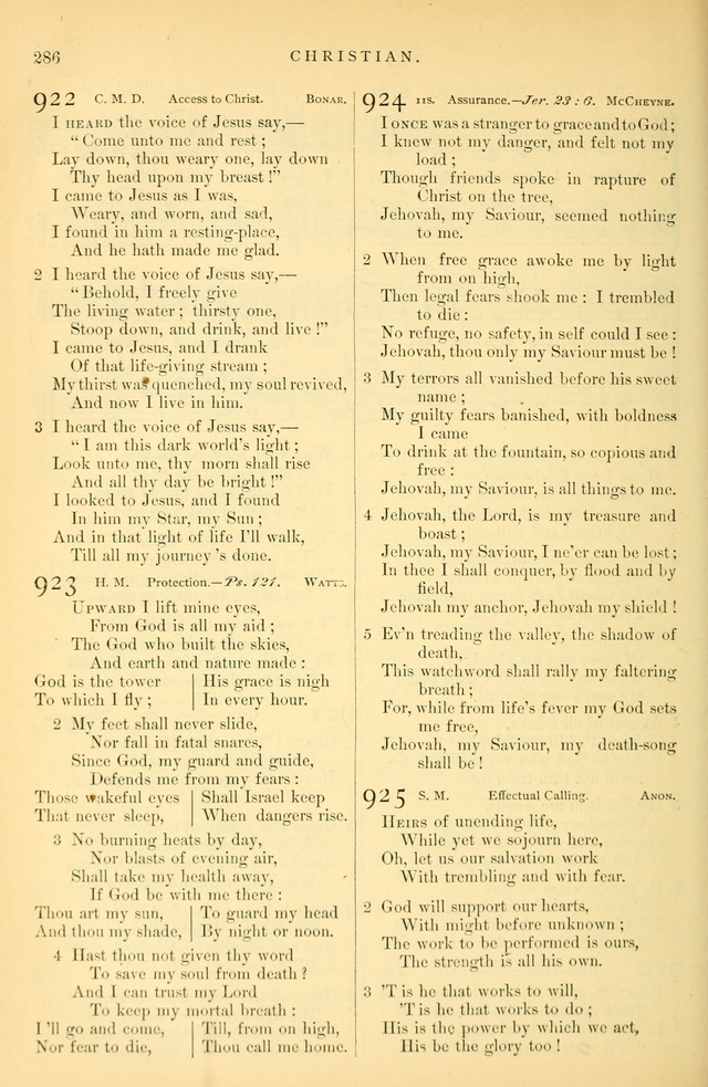 Songs for the Sanctuary: or hymns and tunes for Christian Worship page 287