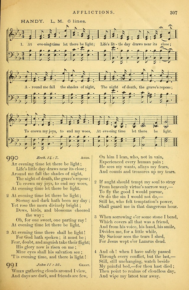 Songs for the Sanctuary: or hymns and tunes for Christian Worship page 308