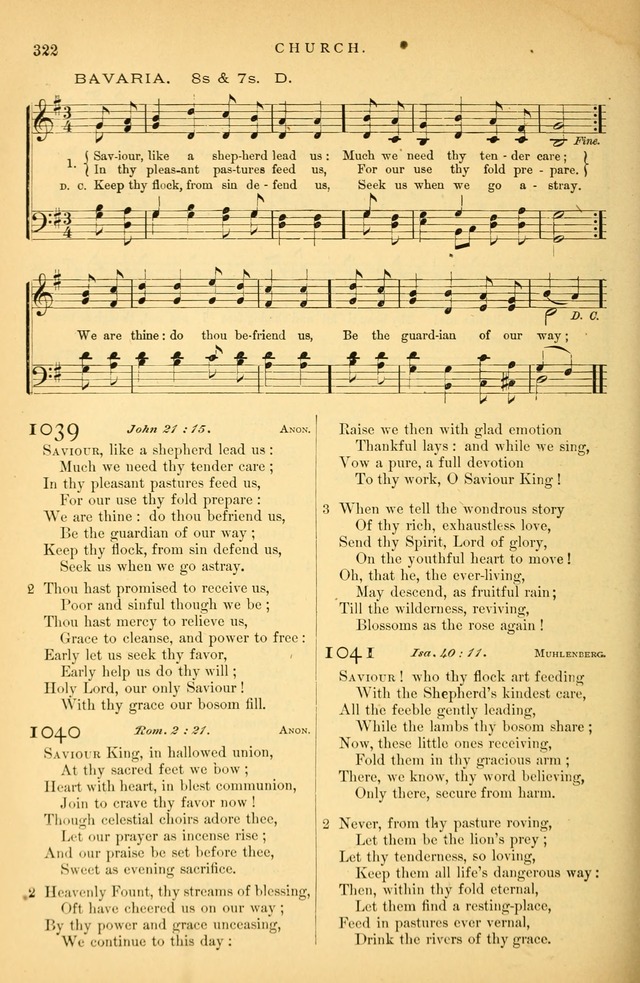 Songs for the Sanctuary: or hymns and tunes for Christian Worship page 323
