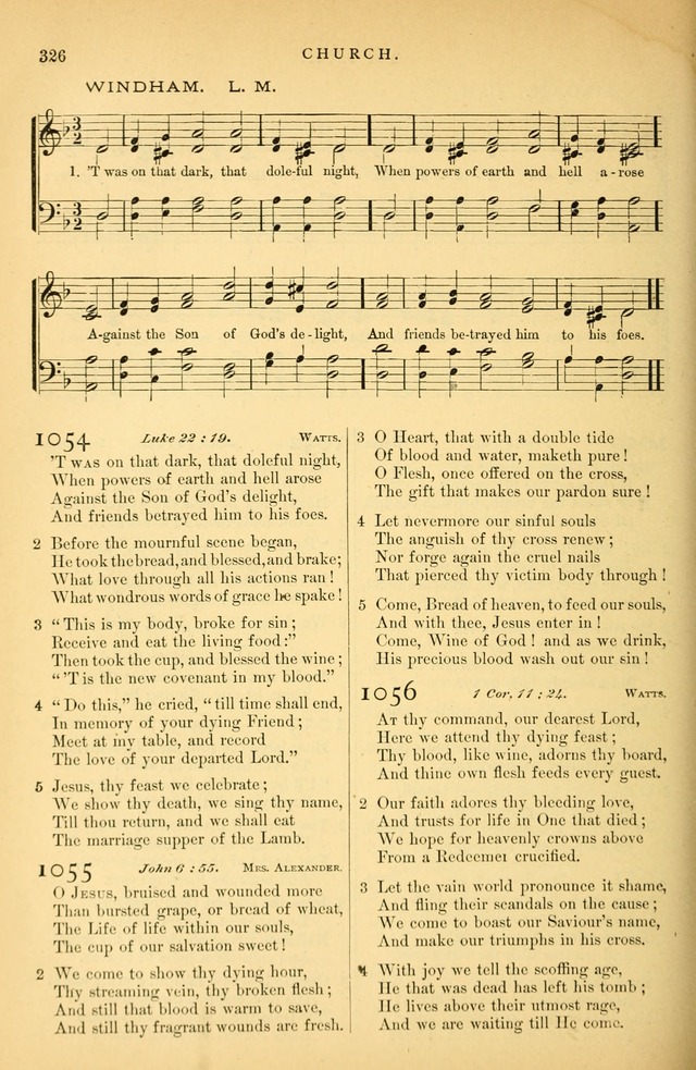 Songs for the Sanctuary: or hymns and tunes for Christian Worship page 327