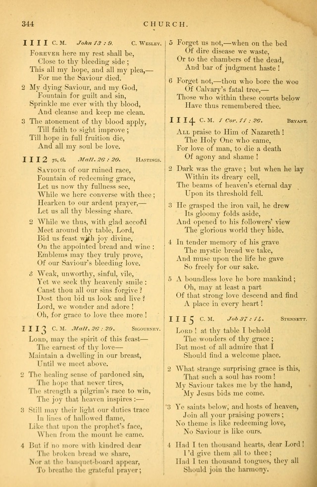Songs for the Sanctuary: or hymns and tunes for Christian Worship page 345