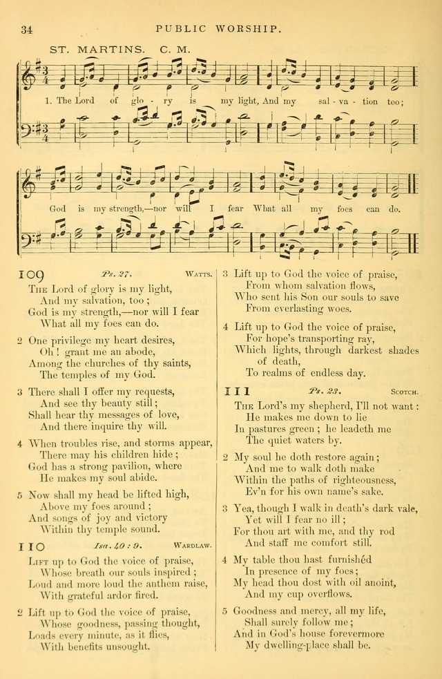 Songs for the Sanctuary: or hymns and tunes for Christian Worship page 35
