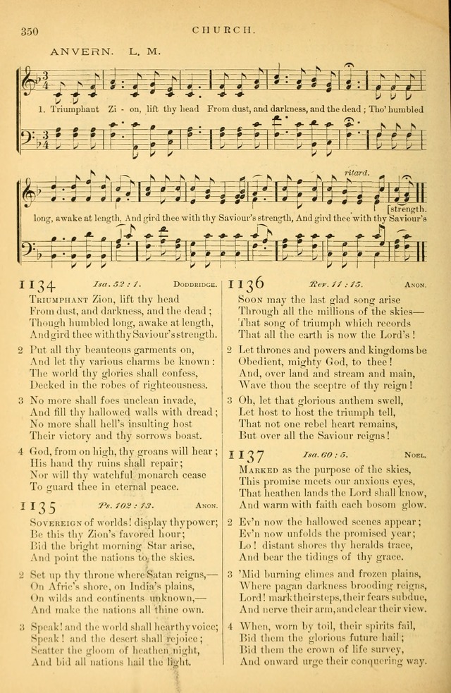 Songs for the Sanctuary: or hymns and tunes for Christian Worship page 351