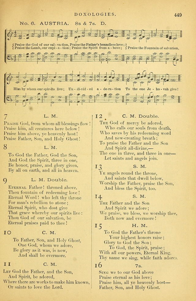 Songs for the Sanctuary: or hymns and tunes for Christian Worship page 450