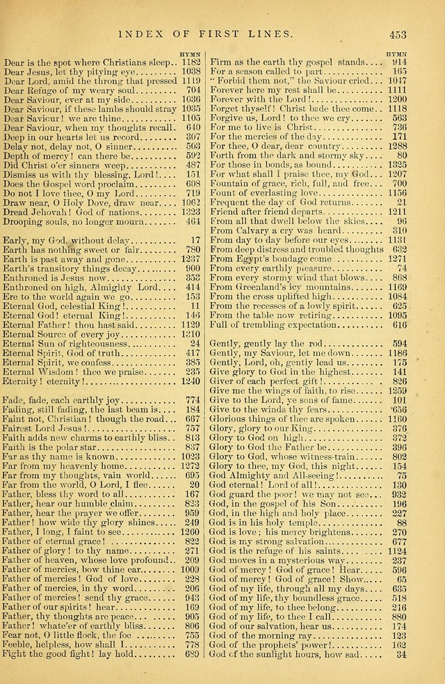 Songs for the Sanctuary: or hymns and tunes for Christian Worship page 454