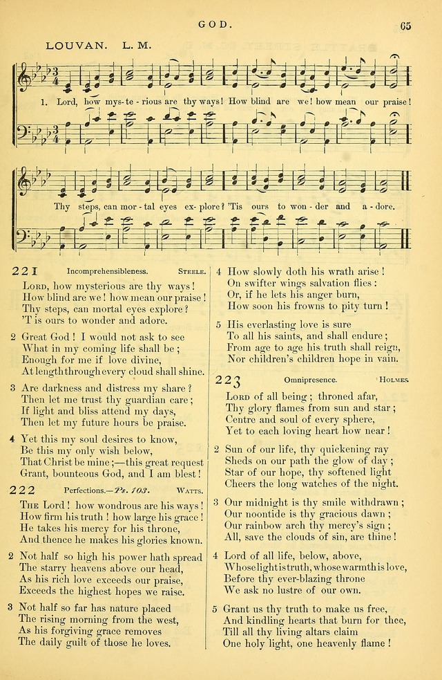 Songs for the Sanctuary: or hymns and tunes for Christian Worship page 66